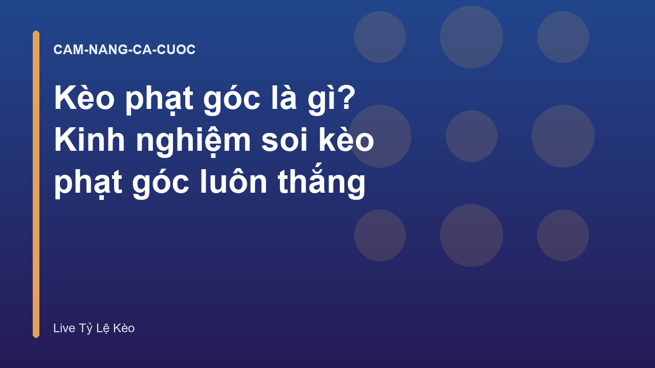 Read more about the article Kèo phạt góc là gì? Kinh nghiệm soi kèo phạt góc luôn thắng