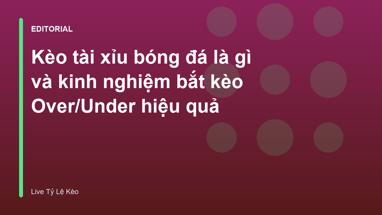 Người chơi đang nghiên cứu kèo tài xỉu bóng đá